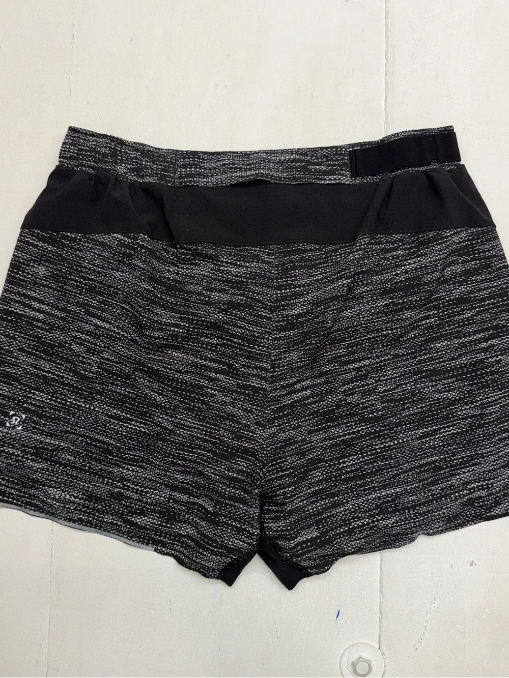 Lululemon Athletica Black White Surge Short 4